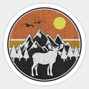 Vintage Outdoors Design Sticker